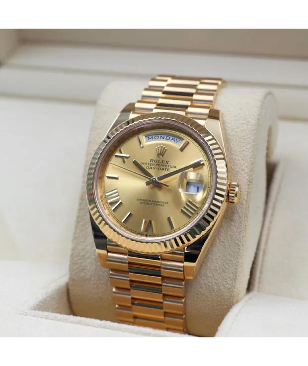 ROLEX Золотые часы из желтого золота, фото 3