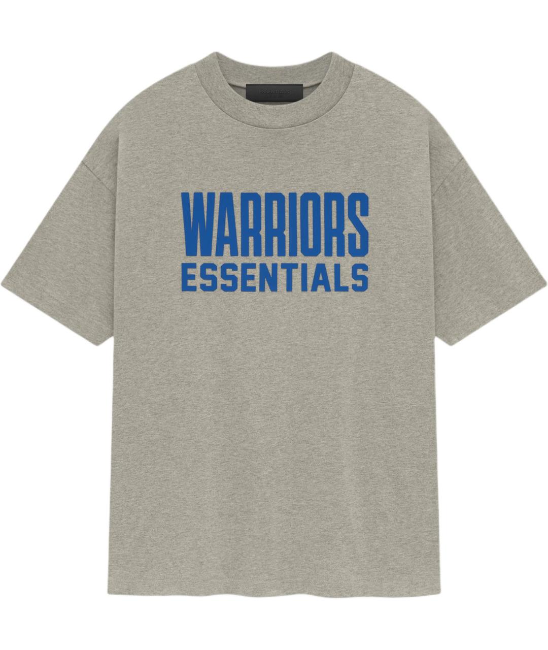 FEAR OF GOD ESSENTIALS Серая хлопковая футболка, фото 1