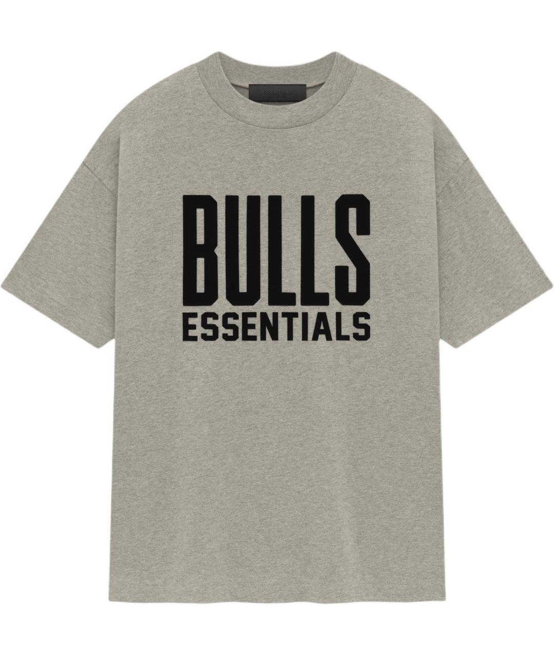 FEAR OF GOD ESSENTIALS Серая хлопковая футболка, фото 1