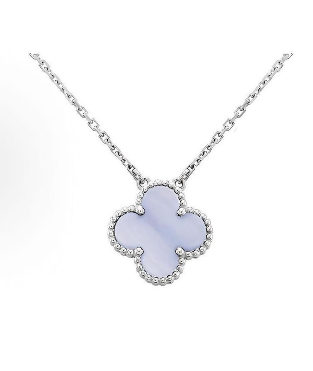 VAN CLEEF & ARPELS Серебряное колье из белого золота, фото 5