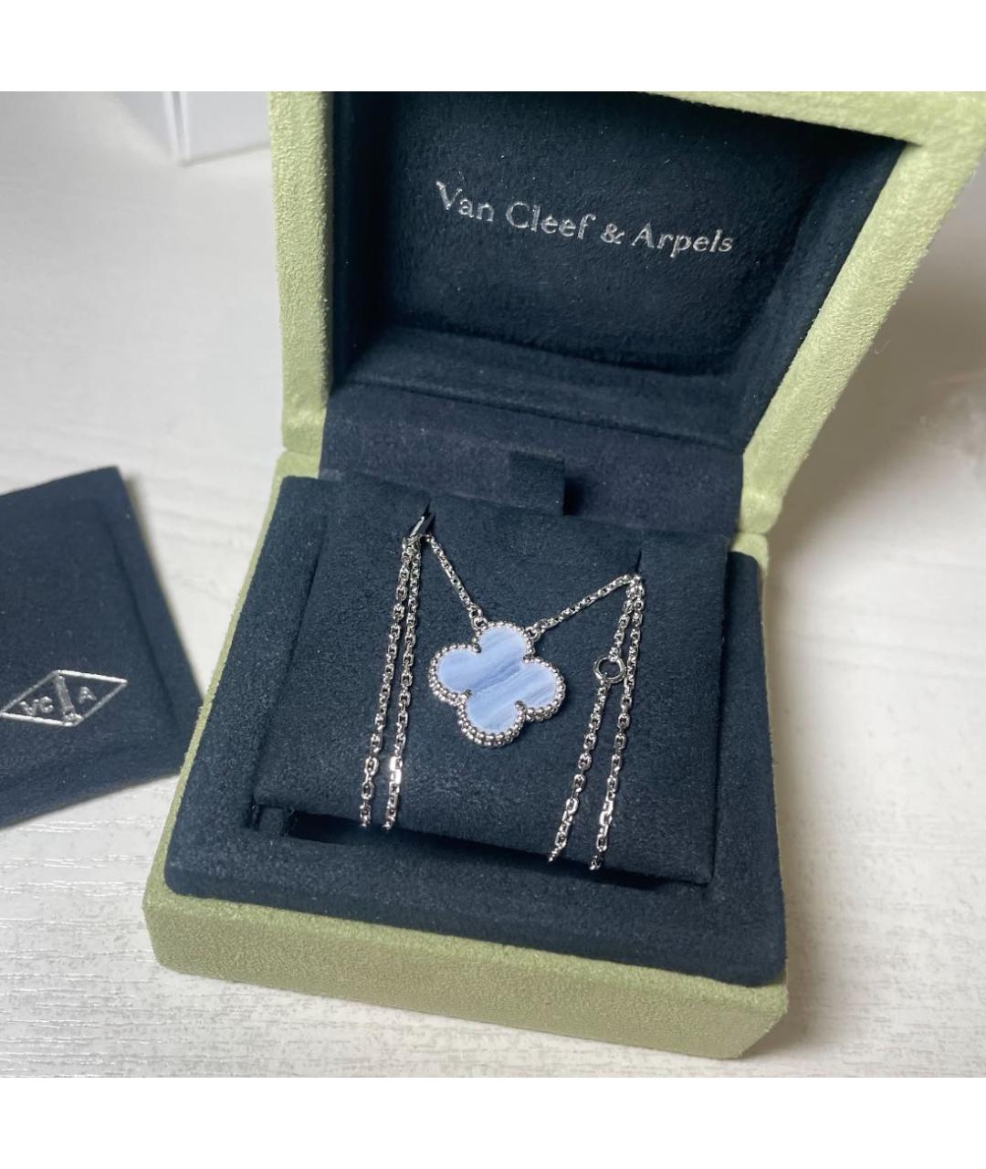 VAN CLEEF & ARPELS Серебряное колье из белого золота, фото 4