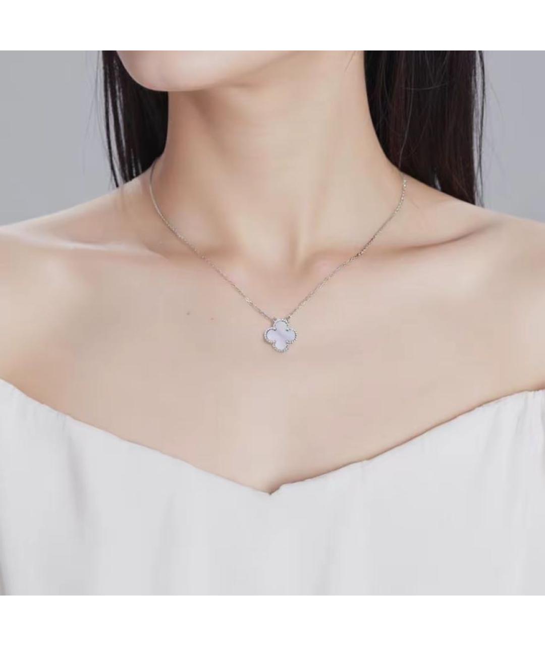VAN CLEEF & ARPELS Серебряное колье из белого золота, фото 3