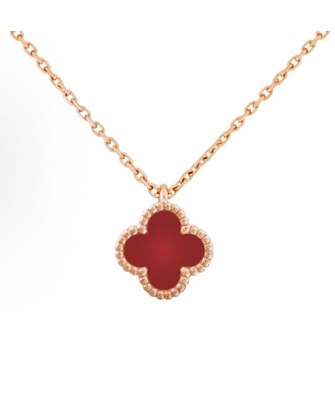 VAN CLEEF & ARPELS Красная подвеска из розового золота, фото 5