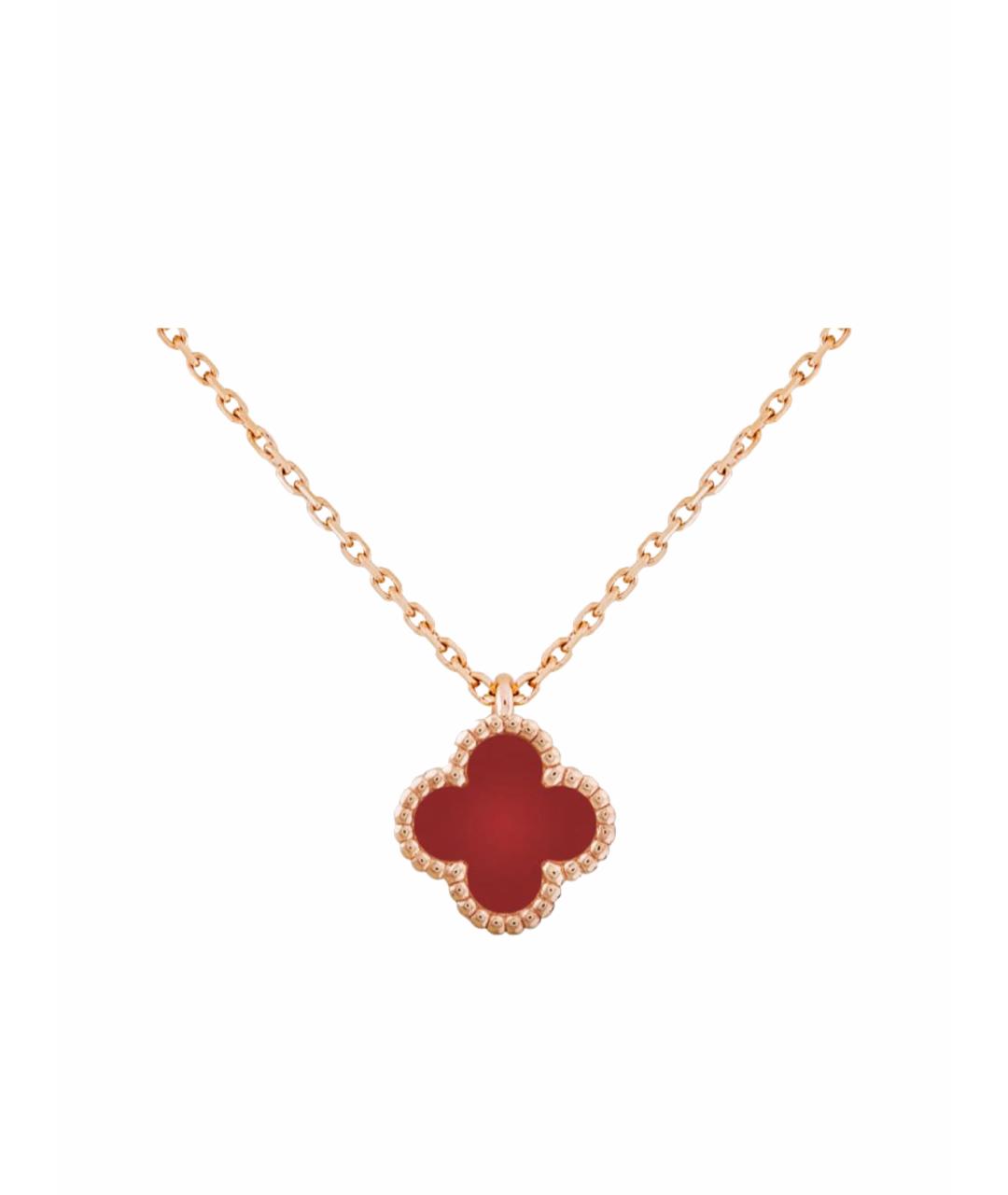 VAN CLEEF & ARPELS Красная подвеска из розового золота, фото 1
