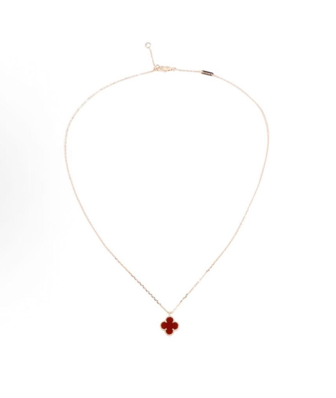 VAN CLEEF & ARPELS Красная подвеска из розового золота, фото 3