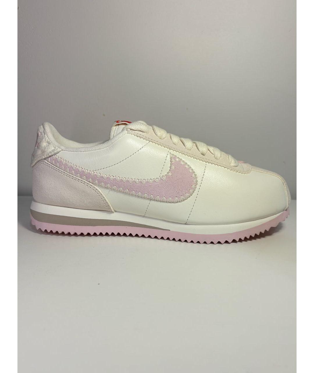 NIKE Белые кожаные кроссовки, фото 9