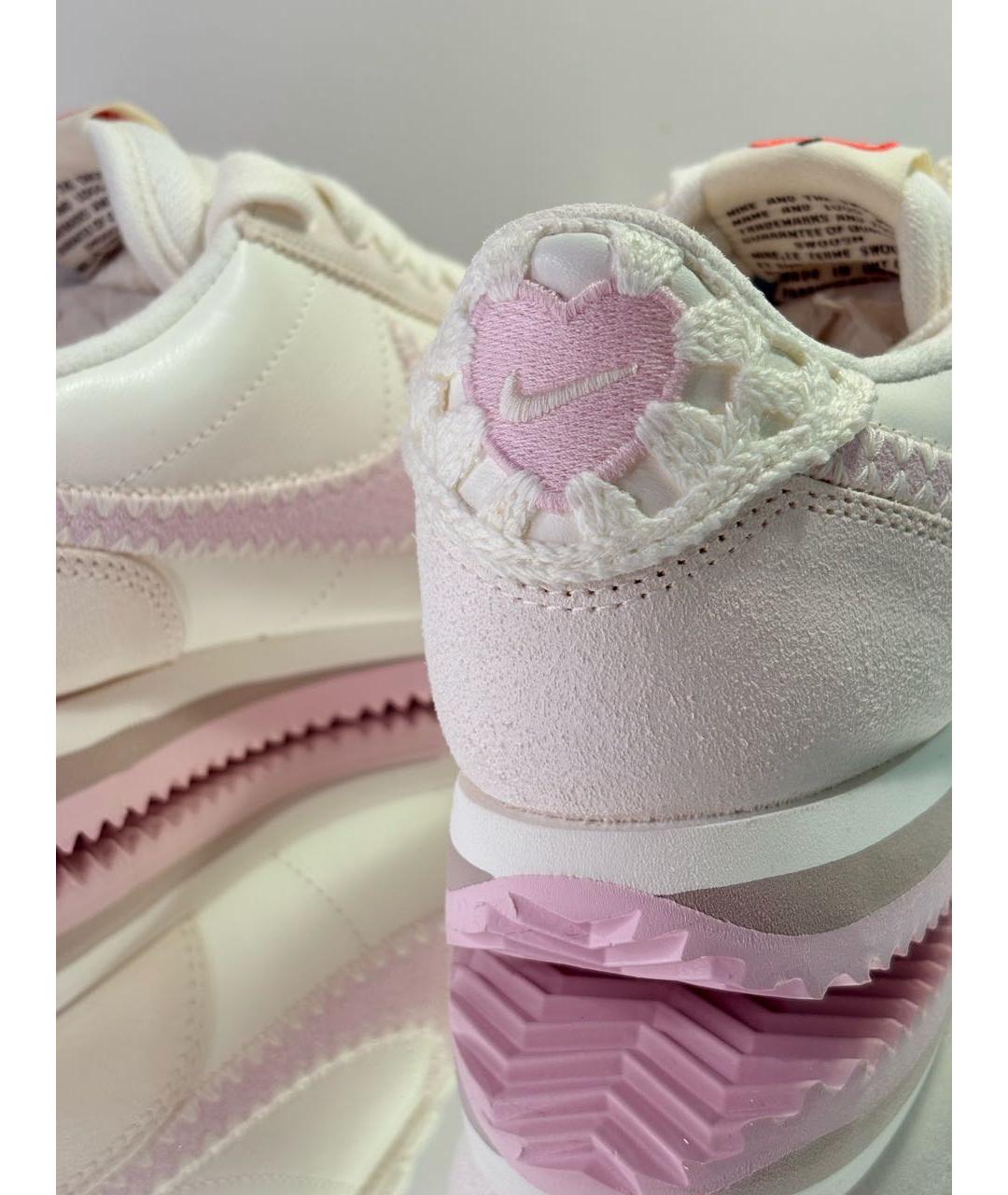 NIKE Белые кожаные кроссовки, фото 8