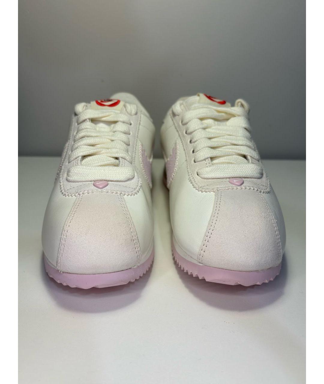 NIKE Белые кожаные кроссовки, фото 2