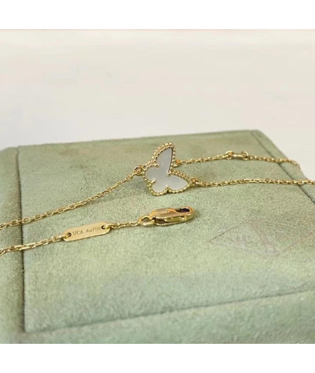 VAN CLEEF & ARPELS Белый браслет из желтого золота, фото 5