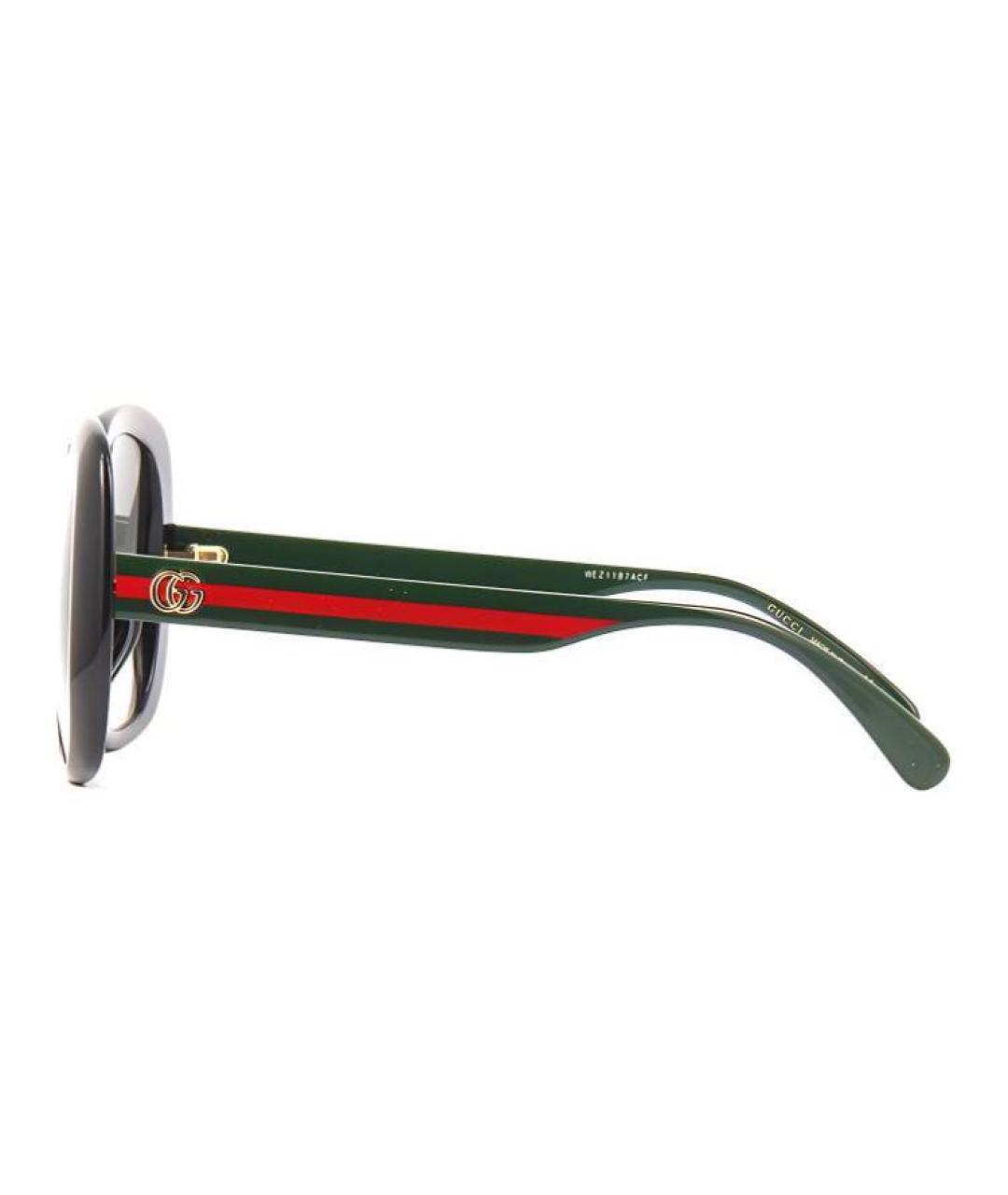 GUCCI Серые пластиковые солнцезащитные очки, фото 3