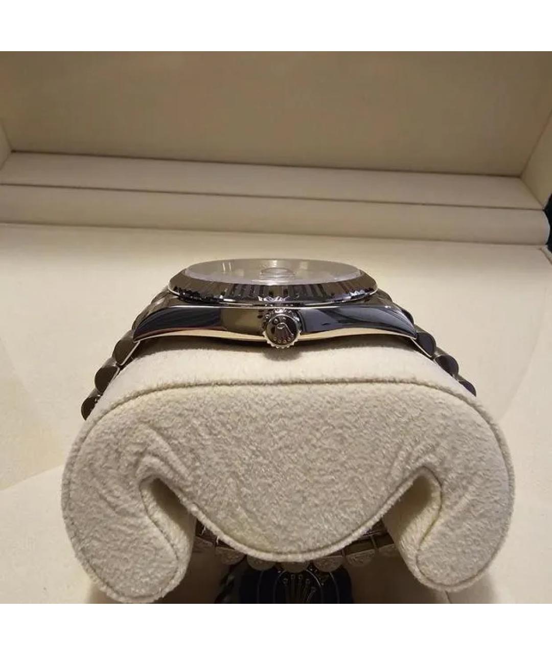 ROLEX Серебряные часы из белого золота, фото 4