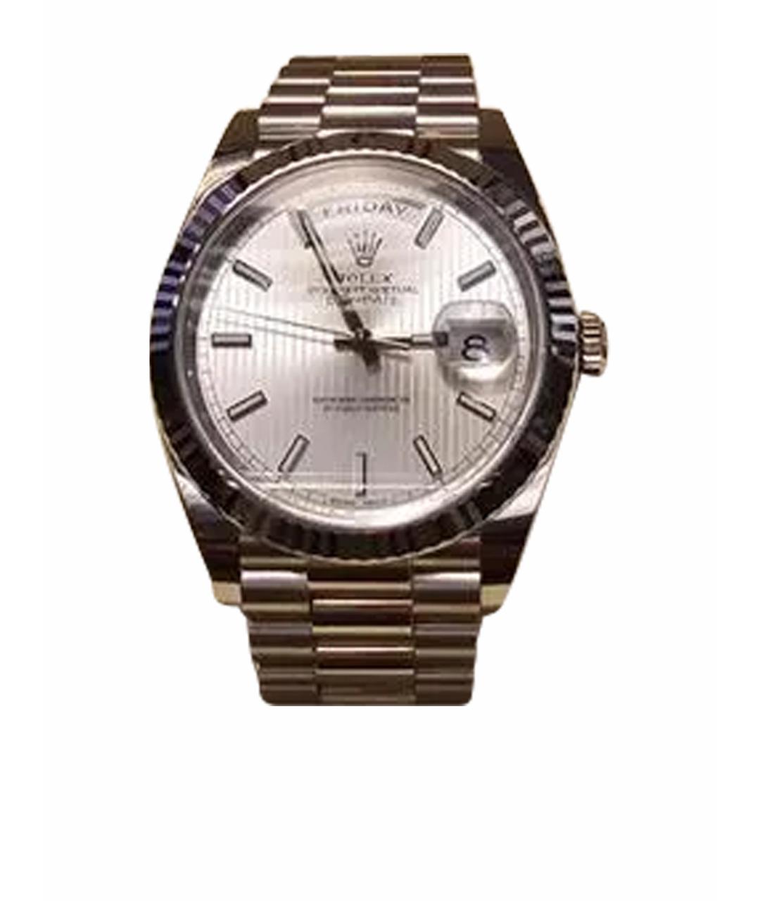 ROLEX Серебряные часы из белого золота, фото 1