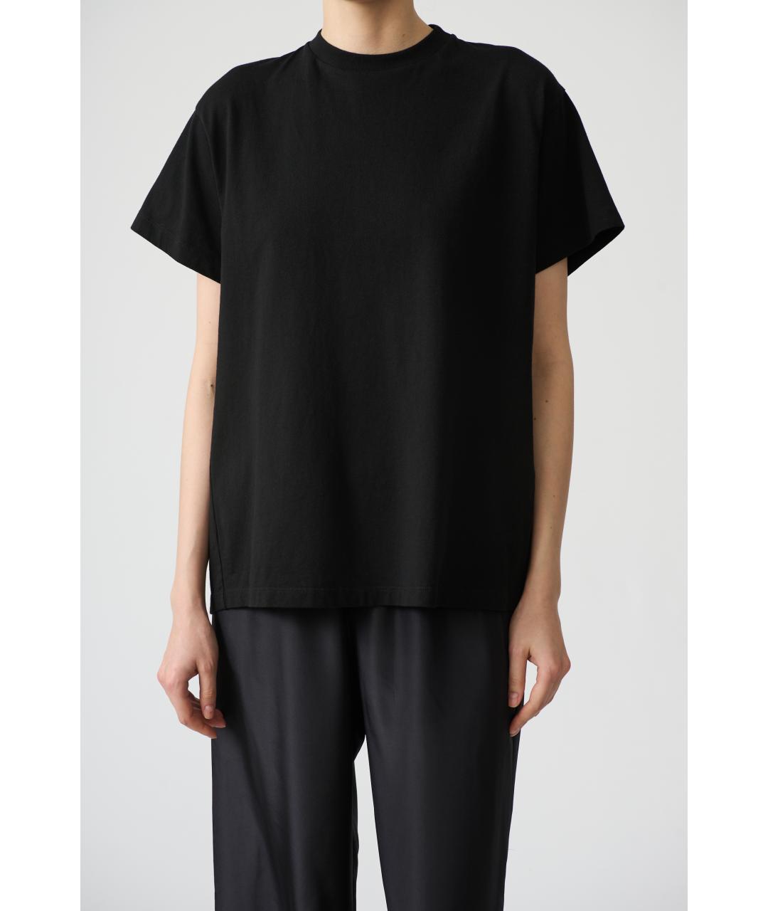 MM6 MAISON MARGIELA Черная хлопковая футболка, фото 3