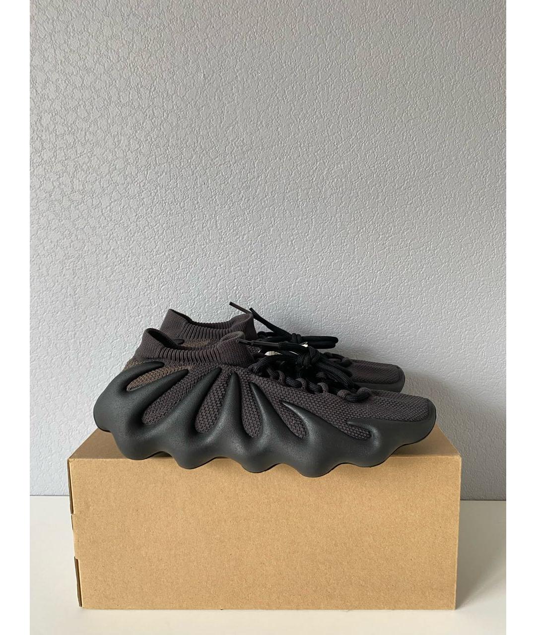 ADIDAS YEEZY Черные текстильные кроссовки, фото 3