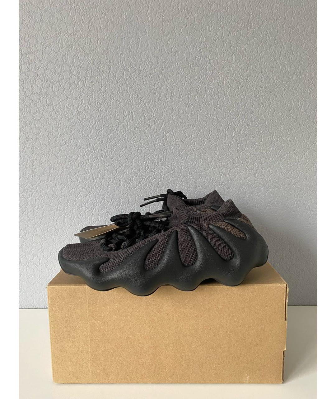 ADIDAS YEEZY Черные текстильные кроссовки, фото 3
