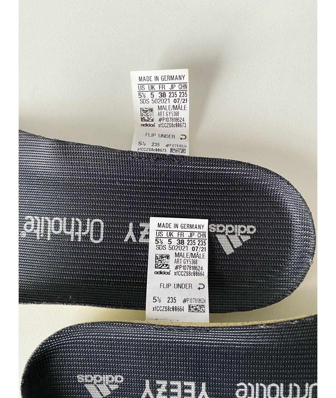 ADIDAS YEEZY Черные текстильные кроссовки, фото 5