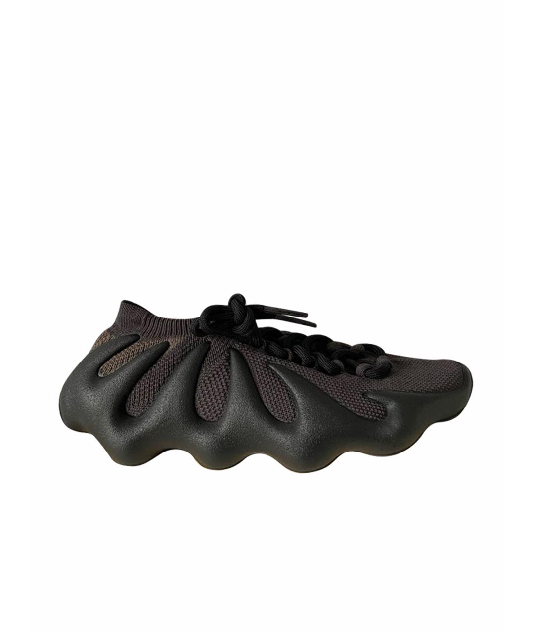 ADIDAS YEEZY Черные текстильные кроссовки, фото 1