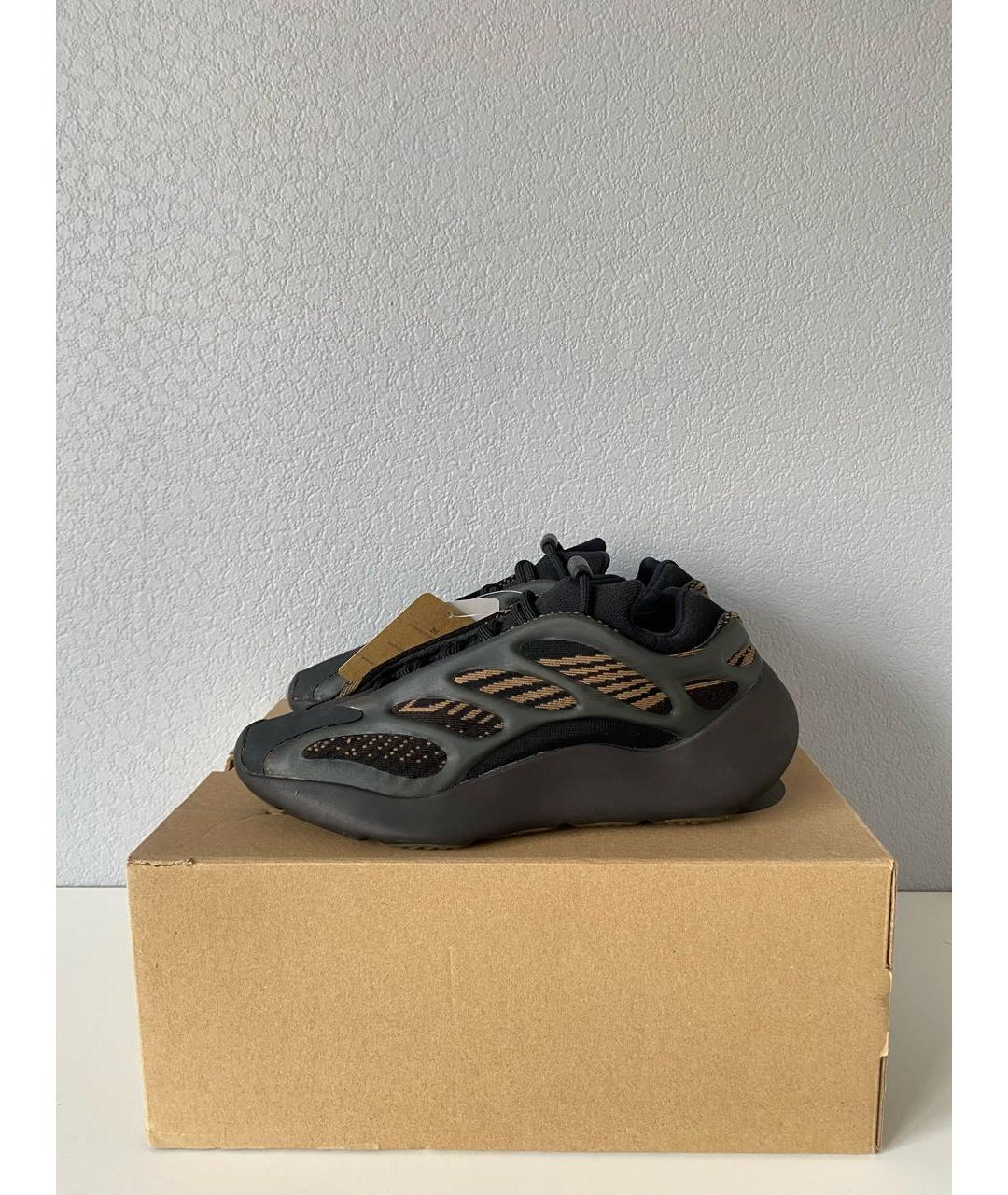 ADIDAS YEEZY Черные текстильные кроссовки, фото 3