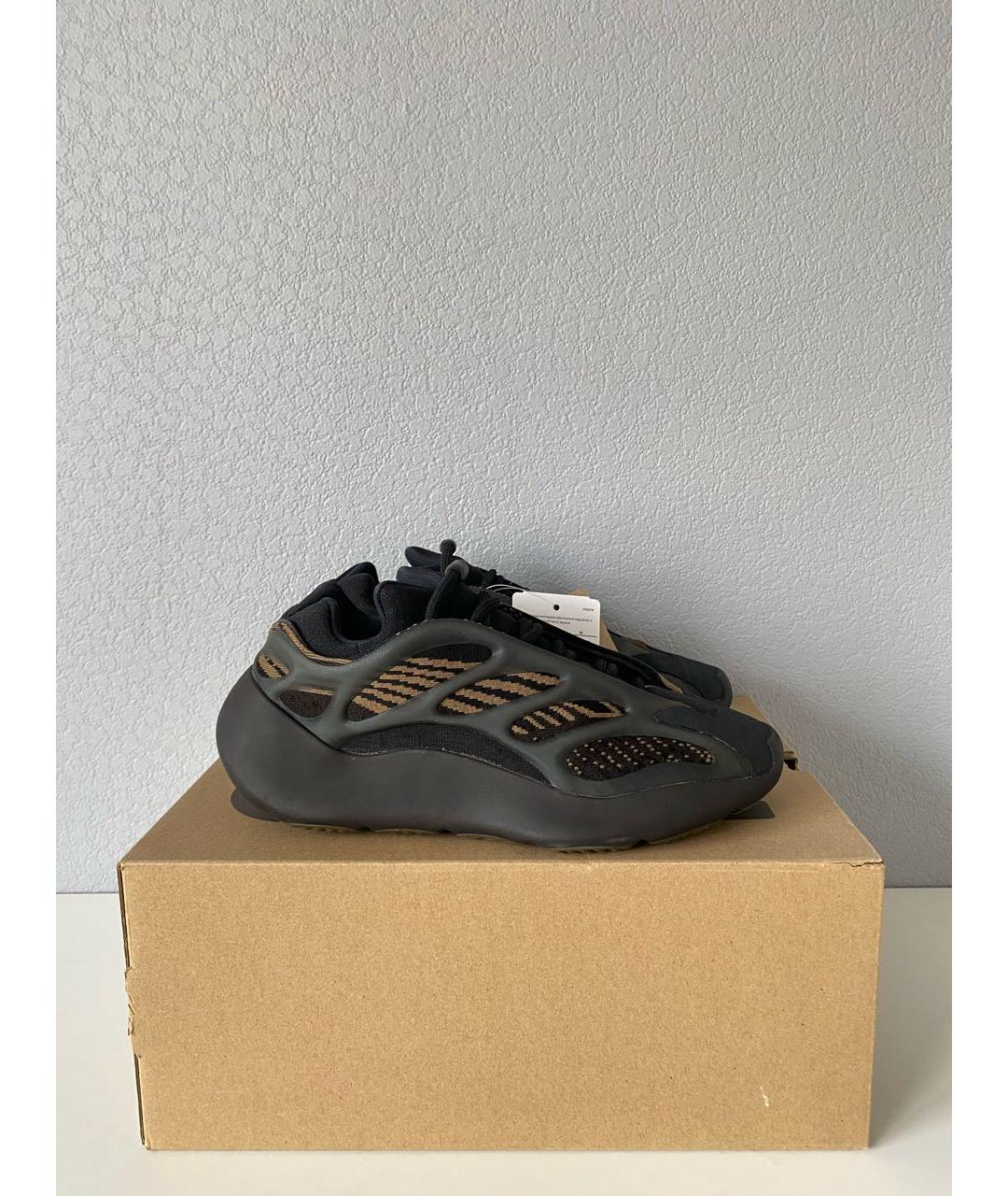 ADIDAS YEEZY Черные текстильные кроссовки, фото 8