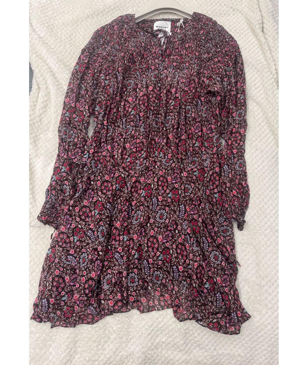 ISABEL MARANT ETOILE Мульти вискозное повседневное платье, фото 4