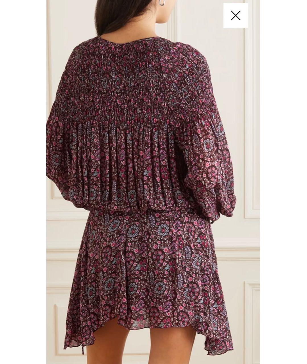 ISABEL MARANT ETOILE Мульти вискозное повседневное платье, фото 3