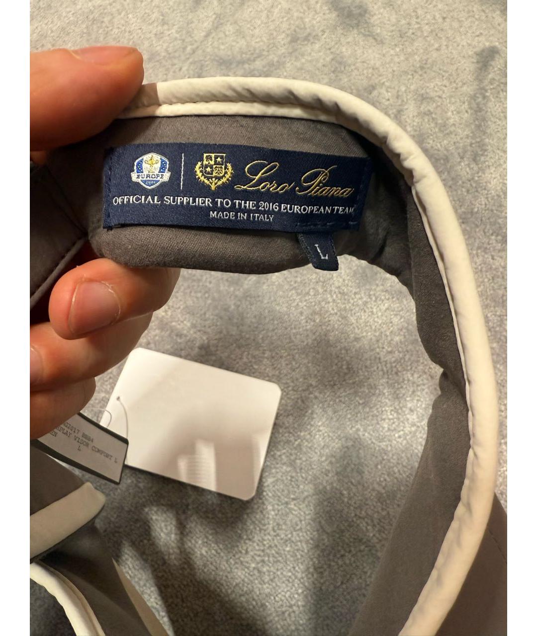 LORO PIANA Бежевая кепка, фото 5
