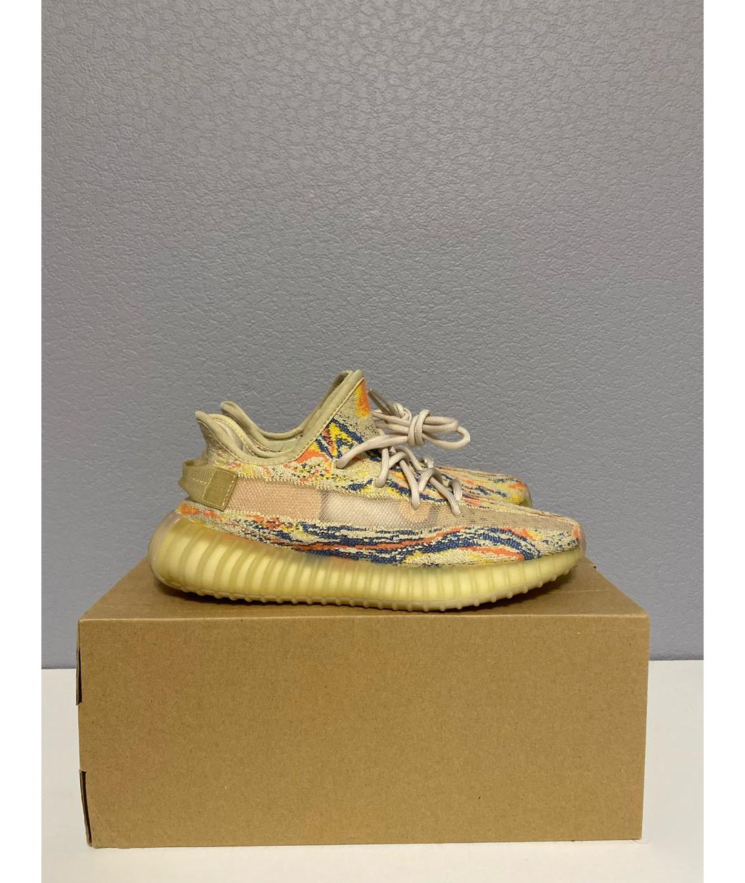 ADIDAS YEEZY Мульти текстильные низкие кроссовки / кеды, фото 8
