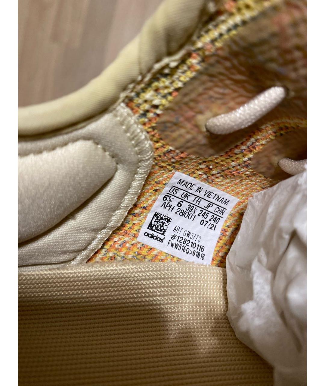 ADIDAS YEEZY Мульти текстильные низкие кроссовки / кеды, фото 6