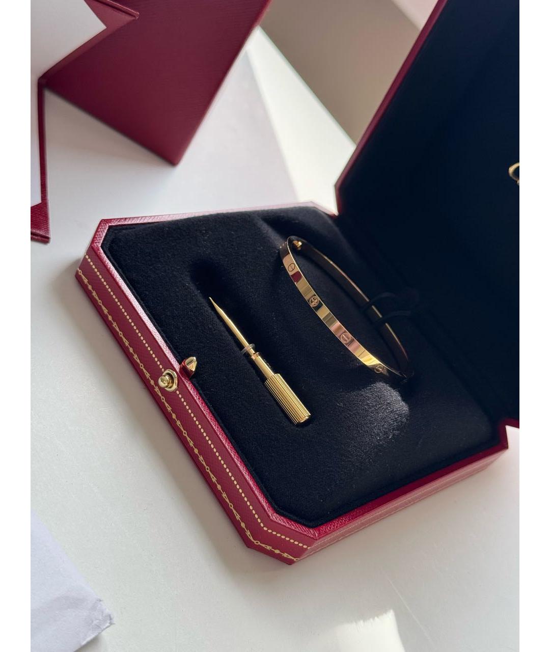 CARTIER Золотой браслет из желтого золота, фото 4