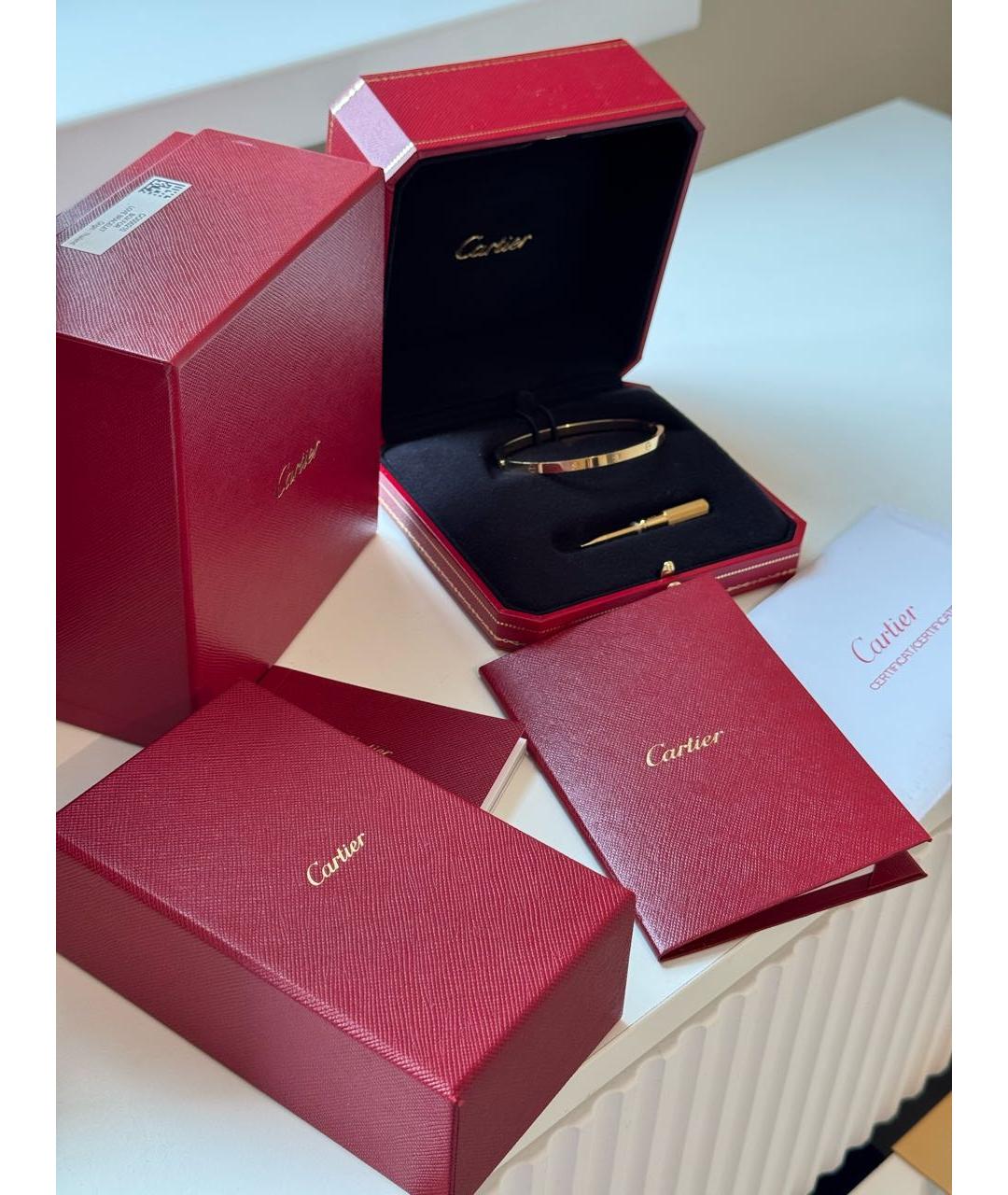 CARTIER Золотой браслет из желтого золота, фото 3