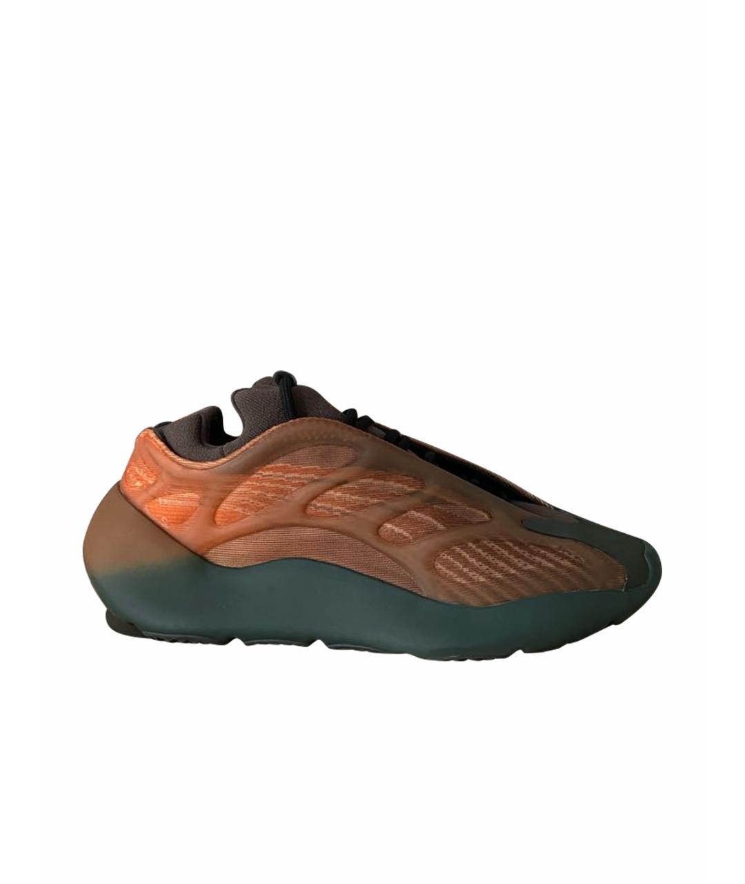 ADIDAS YEEZY Мульти текстильные низкие кроссовки / кеды, фото 1