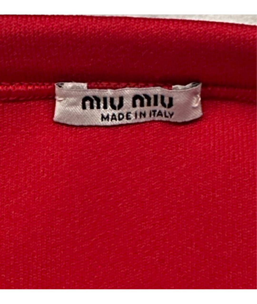 MIU MIU Красные шорты, фото 2