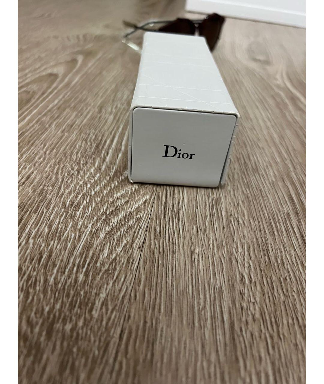 CHRISTIAN DIOR Бордовые пластиковые солнцезащитные очки, фото 4