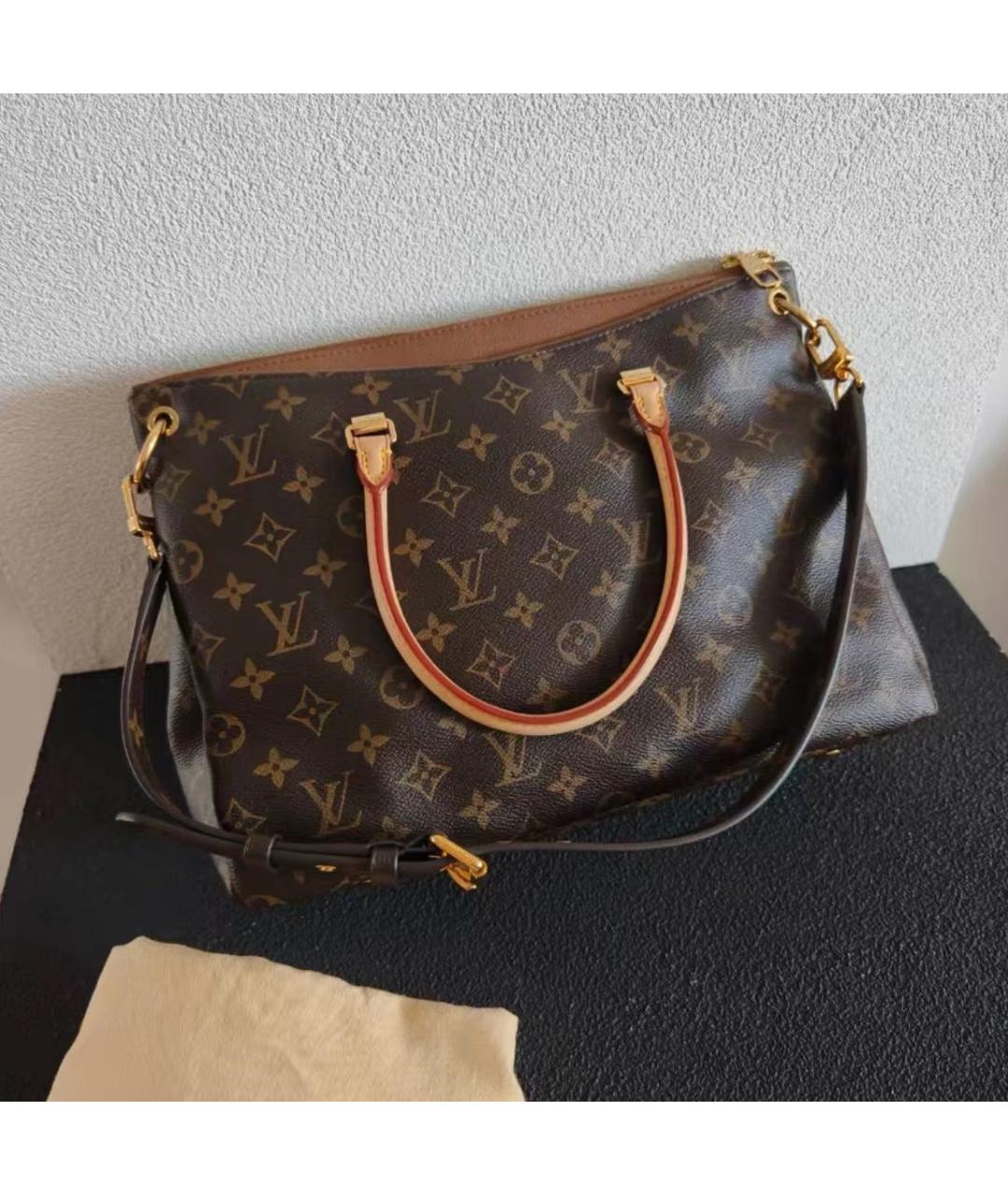 LOUIS VUITTON Коричневая сумка тоут, фото 3