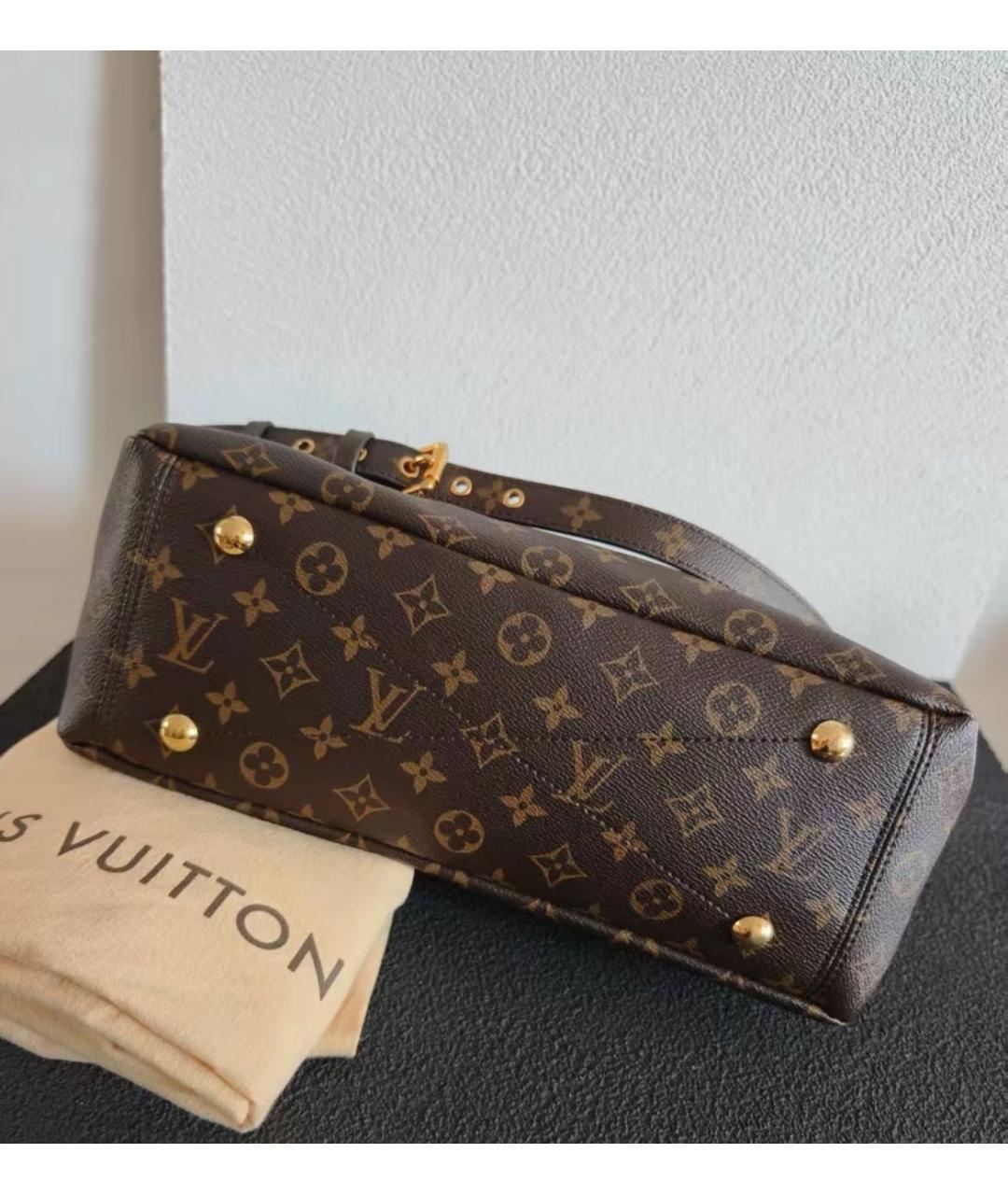 LOUIS VUITTON Коричневая сумка тоут, фото 4