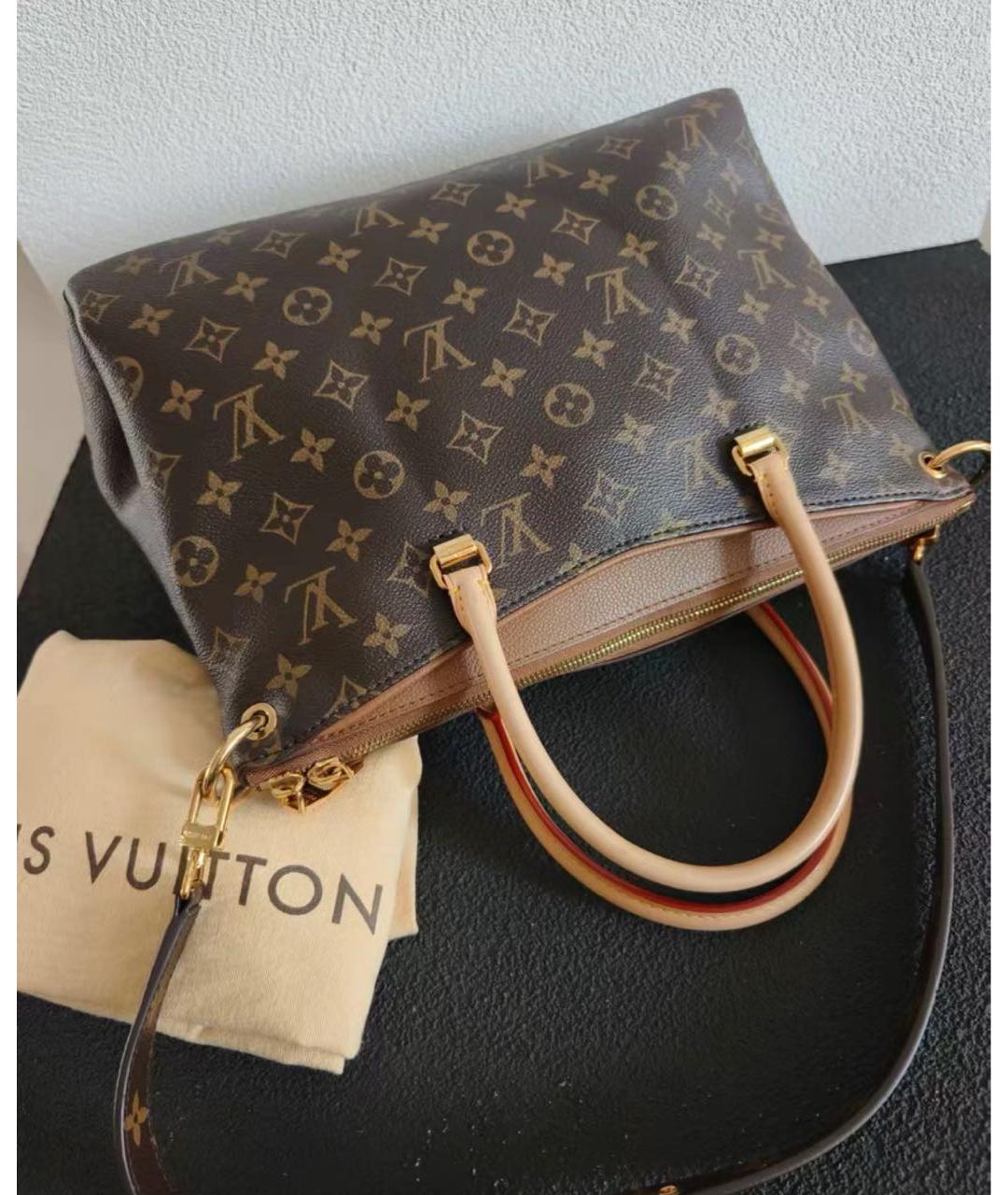 LOUIS VUITTON Коричневая сумка тоут, фото 5