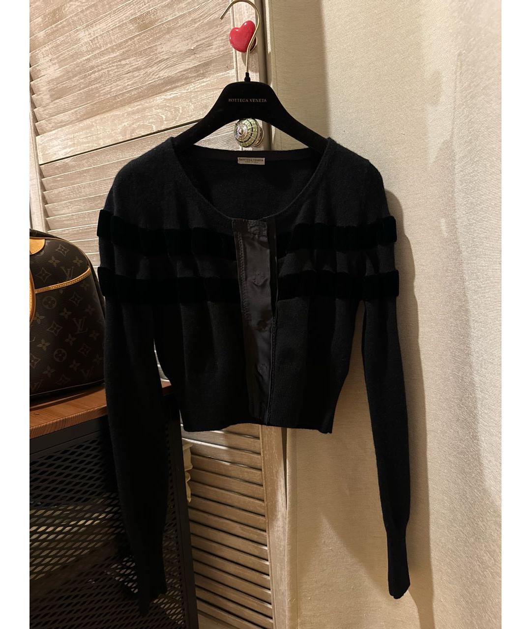 BOTTEGA VENETA Черный кашемировый кардиган, фото 9