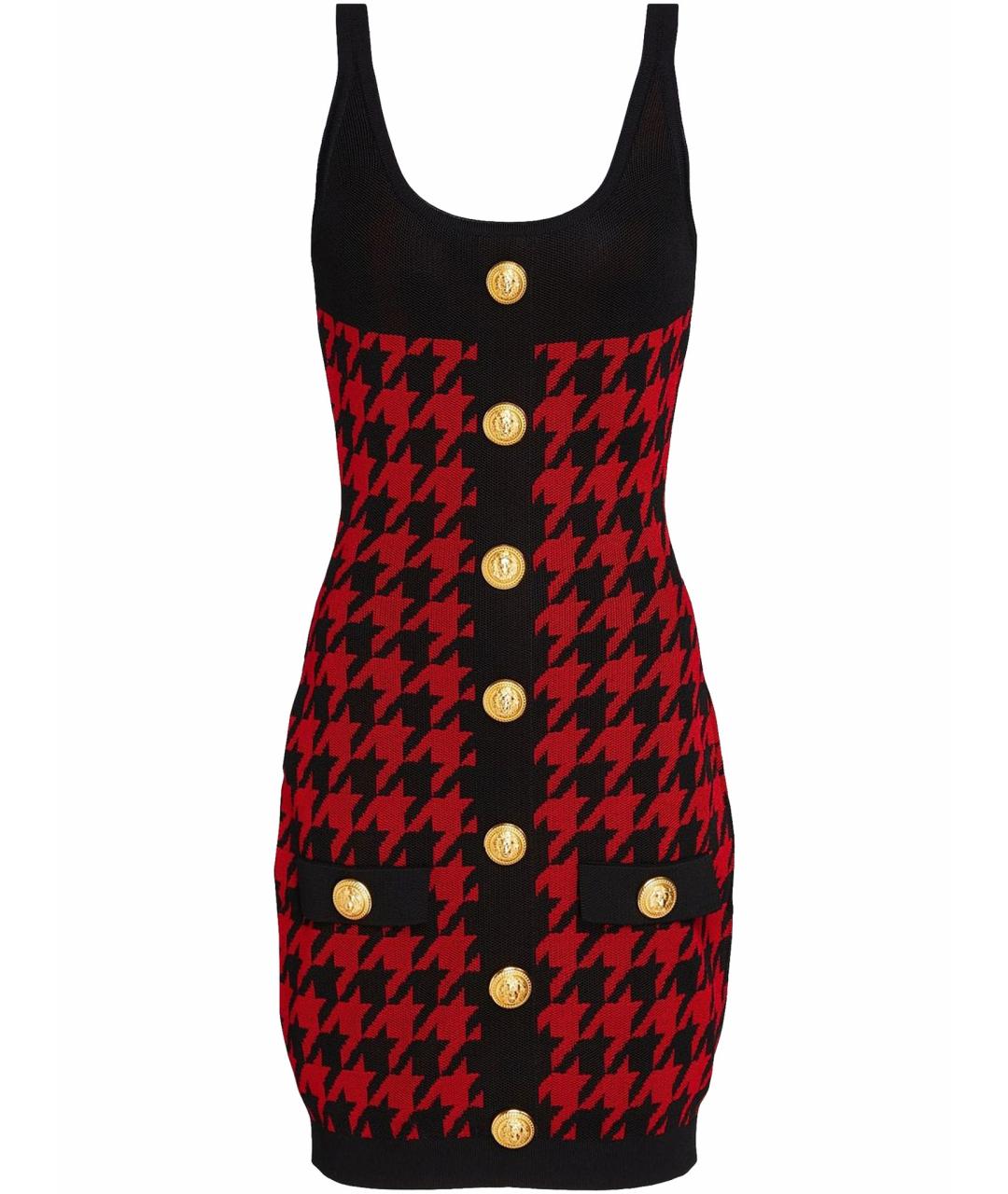 BALMAIN Мульти коктейльное платье, фото 1