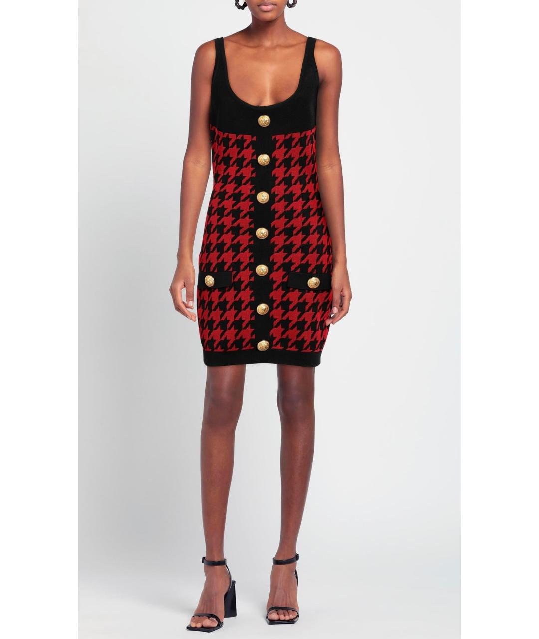 BALMAIN Мульти коктейльное платье, фото 5