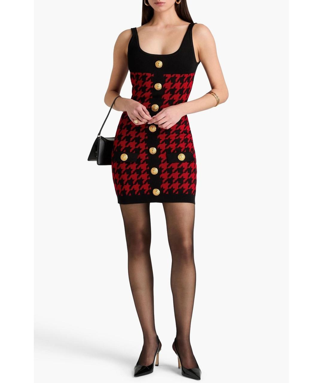 BALMAIN Мульти коктейльное платье, фото 2