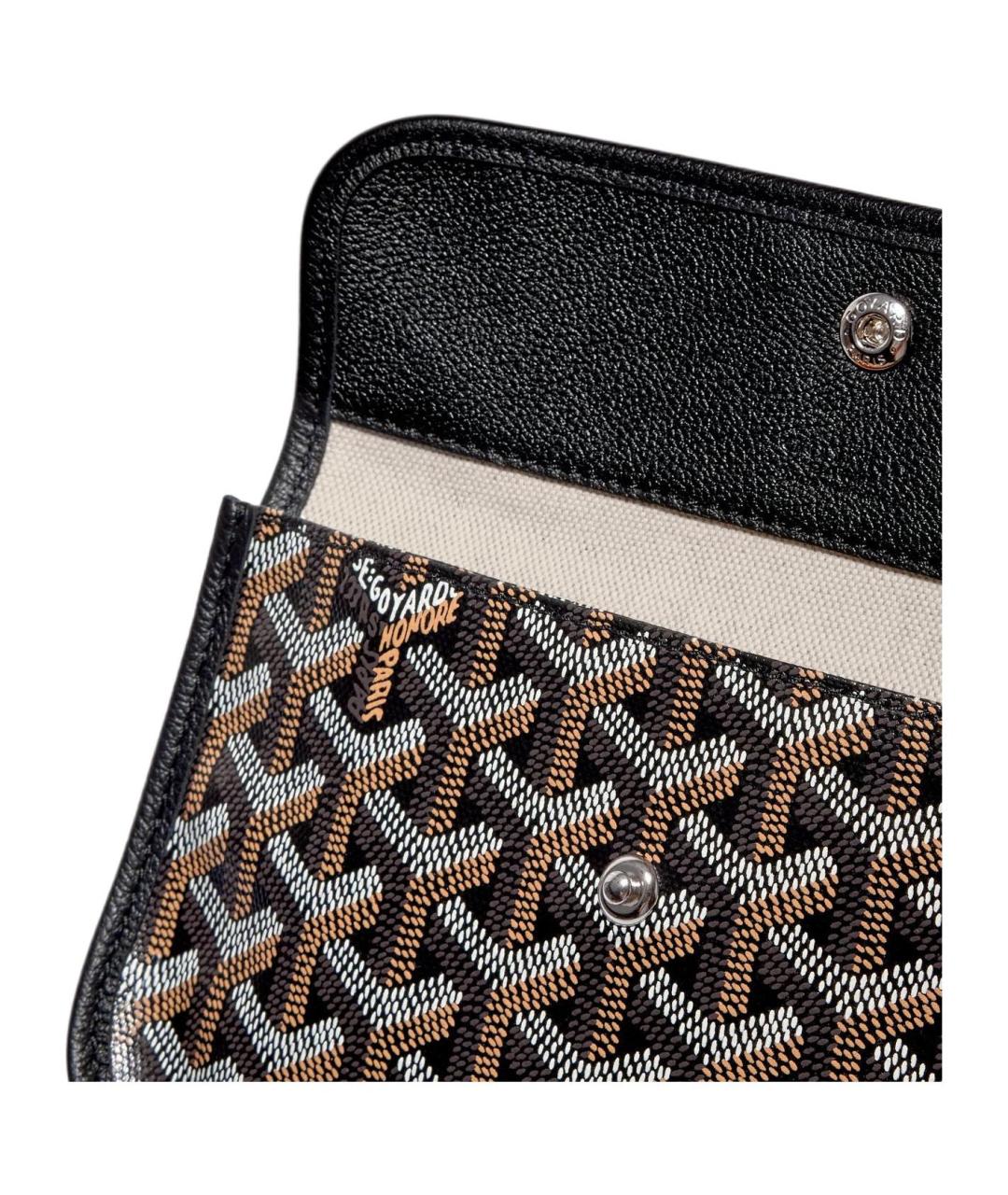 GOYARD Черная кожаная сумка тоут, фото 6