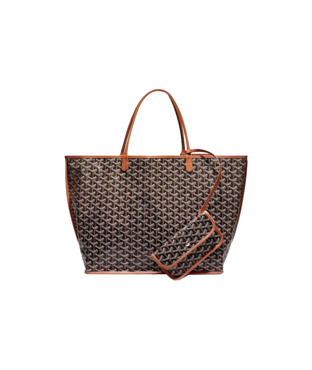 GOYARD Черная кожаная сумка тоут, фото 8