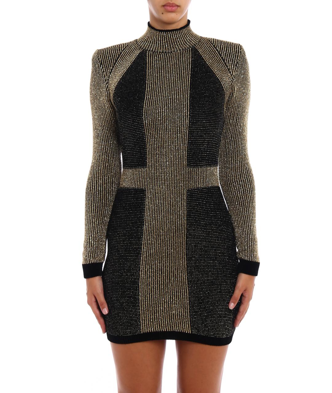 BALMAIN Мульти коктейльное платье, фото 2
