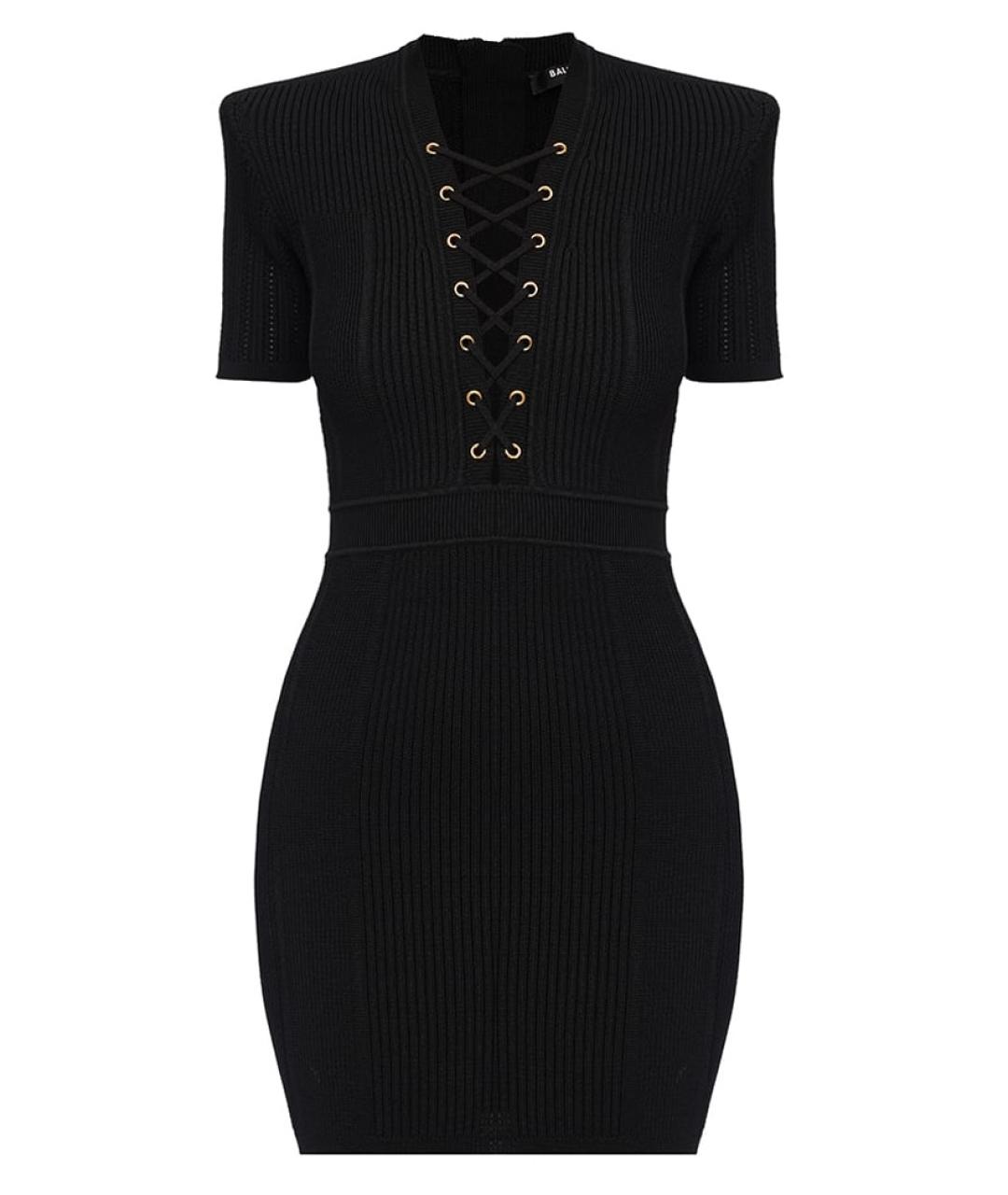 BALMAIN Черное коктейльное платье, фото 1