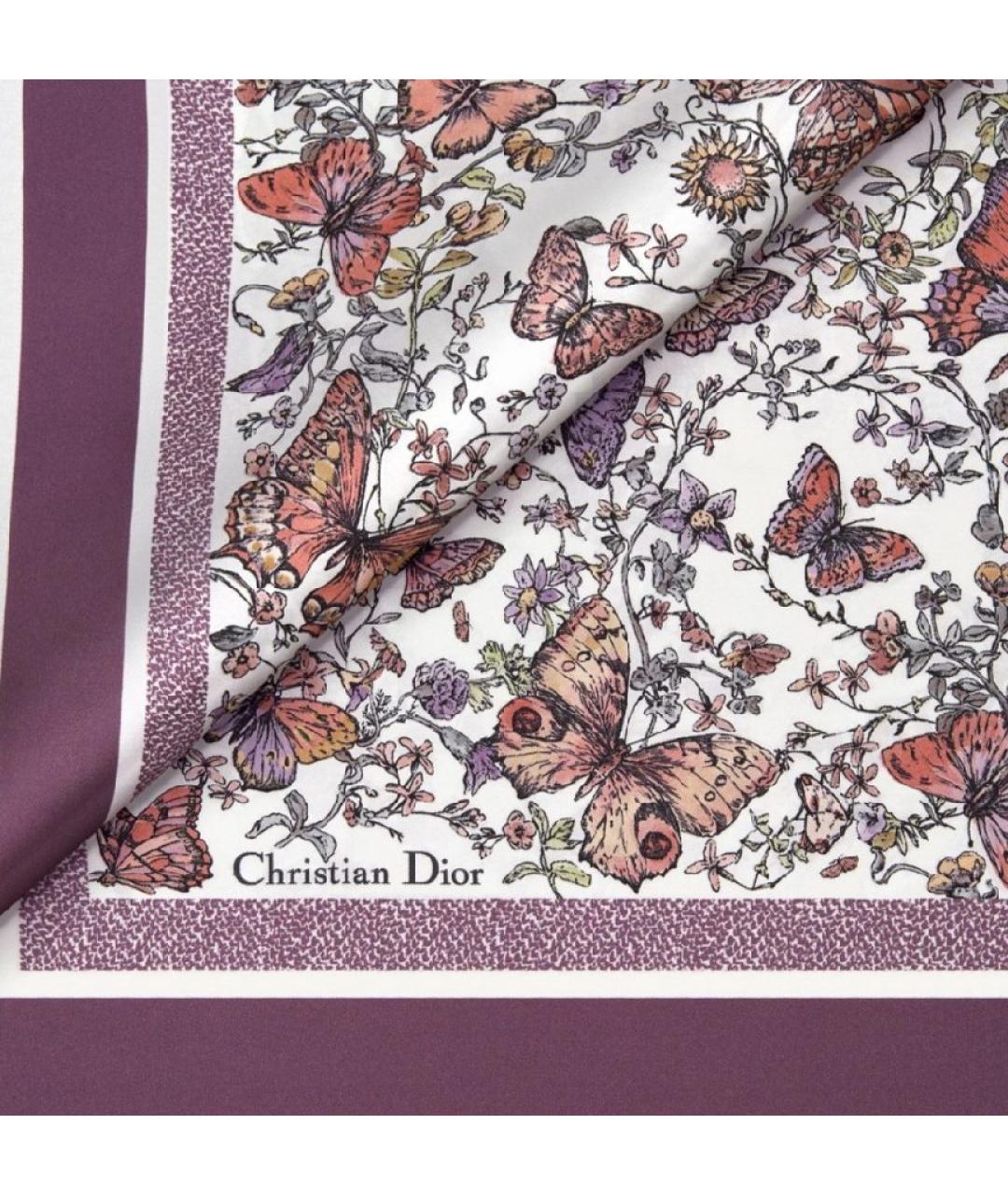 CHRISTIAN DIOR Мульти шелковая блузы, фото 2