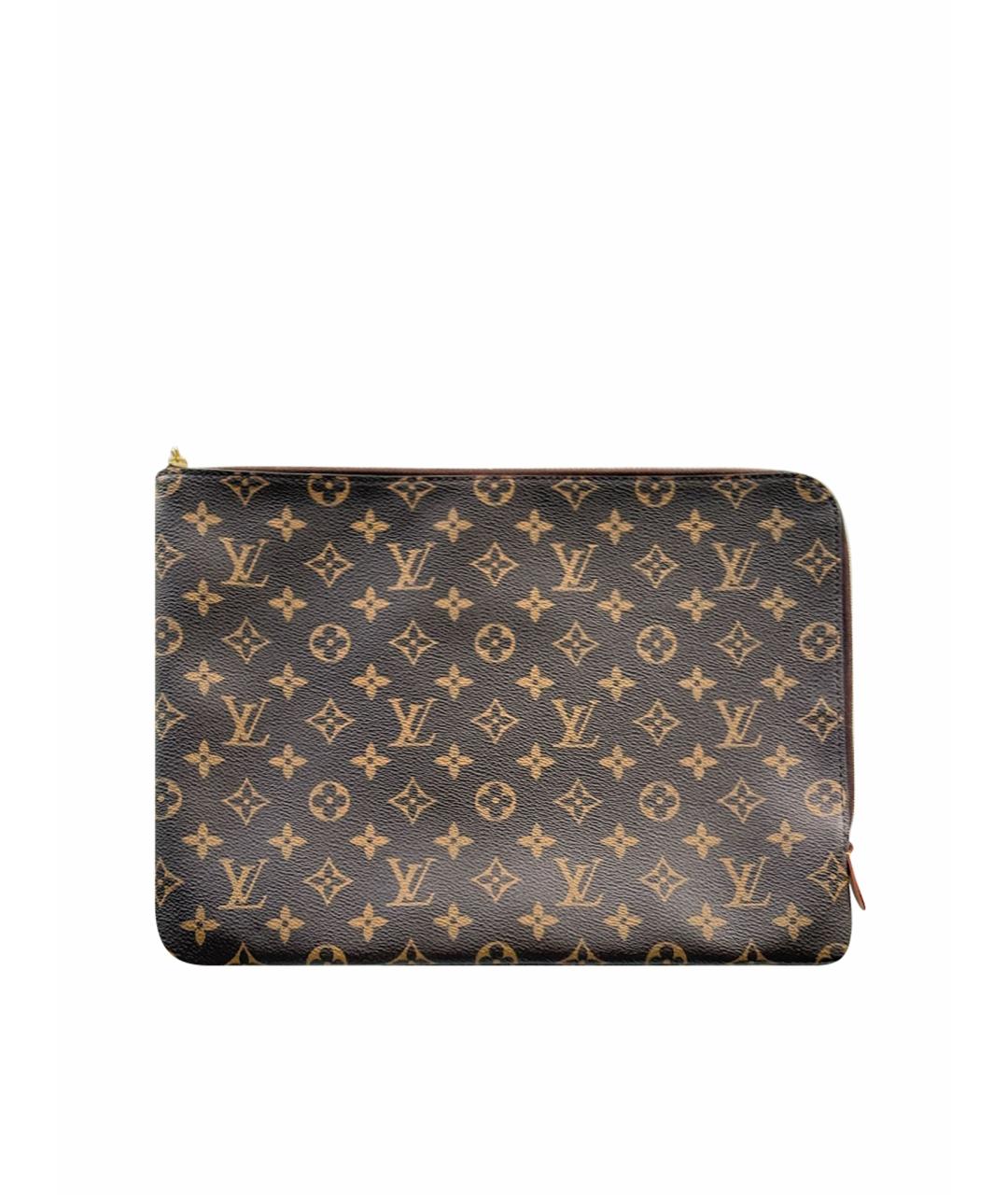 LOUIS VUITTON Коричневая папка для документов, фото 1