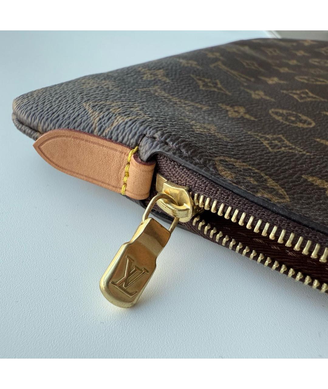 LOUIS VUITTON Коричневая папка для документов, фото 3
