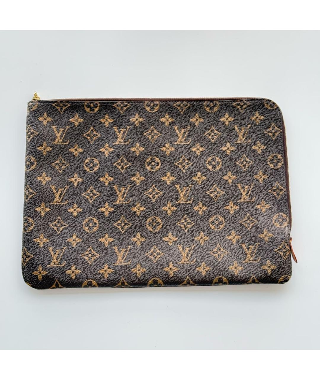 LOUIS VUITTON Коричневая папка для документов, фото 7