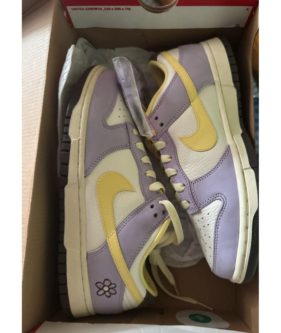 NIKE Фиолетовые нубуковые кроссовки, фото 2