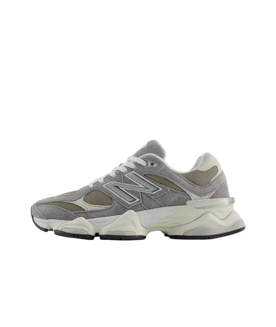NEW BALANCE Серые замшевые кроссовки, фото 3